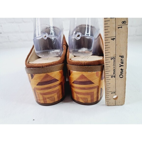 Sole Society Tammie Brown Leather Mules Women’s Size 10M - Picture 5 of 9